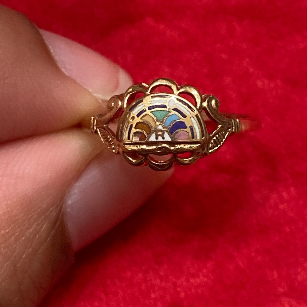 Gold Rainbow Ring